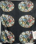 Magic Gathering Ability Emblem Crest Plush Fleece Throw Blanket 30 X 40. Fixed Price $11.99.