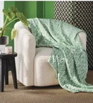 Diane Von Furstenberg Sea Twig Green Throw Blanket Dvf For Target 50 X 60. Fixed Price $45.00.