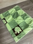 Amy Coe Baby Blanket Elephant Green Patchwork Soft Minky Fleece. Fixed Price $35.10.