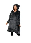 Three Poodle Wearable Blanket Hoodie Oversized Sherpa For Women Kids. Fixed Price $22.00.
