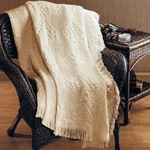 Manual 45 X 56" Basketweave Heart 2-LAYER Cotton Throw Blanket White. Fixed Price $26.00.