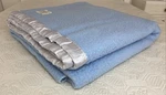 Vintage Aus Made Blue Cotton Back Tufted Acrylic Fleece Single Blanket 230X155CM. Fixed Price $45.88.