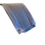 Cashmere Blanket/throw Hand Loomed Nepal Mini Herringbone Silvery Gray. Fixed Price $149.60.