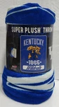 Kentucky Wildcats 46" By 60" Alt. Varsity Micro Raschel Throw Blanket - Ncaa. Fixed Price $24.99.