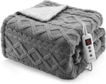 Caromio Heated Throw Blanket - Thick Tufted Sherpa Electric With 1. Fixed Price $49.74.