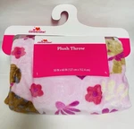 New Way To Celebrate! Valentine Pink Puppy Dogs Plush Throw 50X60 Bird Flower. Fixed Price $19.99.