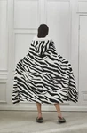 Regal Comfort - Zebra Faux Fur Sherpa Wearable Blanket 50"X70". Fixed Price $44.99.