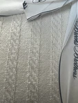 Hot Cold Brooks Brothers 100% Cotton Queen Full Blanket Ivory Textured Knit New. Fixed Price $95.00.