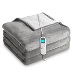 Heynemo Electric Heated Blanket King Size With Dual Control, Microplush Flann.... Fixed Price $111.78.