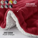 Sherpa Fleece Blanket For Winter Ultra Soft Warm Bedding Throw Twin Queen. Fixed Price $14.59.