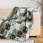 Exclusivo Mezcla Microfiber Boho Patchwork Pattern Quilted Throw Blanket For. Fixed Price $37.09.