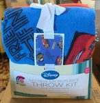New No Sew Throw Diy Blanket Kit Fleece Finish 43" X 55" Disney Cars. Fixed Price $40.00.