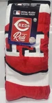 Cincinnati Reds 50" By 60" Plush Raschel Signature Throw Blanket - Mlb. Fixed Price $34.99.