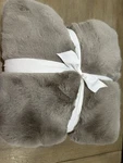Pottery Barn Faux Fur Mink Throw 60 80 Gray. Fixed Price $149.00.
