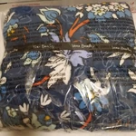 Vera Bradley Throw Blanket Floral Bursts 80 X 50 Blue Plush Nwt. Fixed Price $26.10.