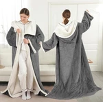 "estingo Wearable Electric Throw Heated Blanket With Foot Pocket,. Fixed Price $29.99.