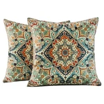 Boho Soft Velvet Throw Pillow Covers 18X18 Vintage Moroccan Rug Tribal Pat.... Fixed Price $27.93.