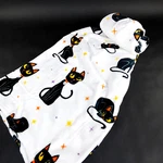 Black Cat Fleece Blanket Soft White Stars Orange Yellow Halloween New. Fixed Price $22.39.