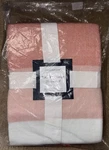 New Nip Charter Club Yarn Dye Pink White Soft Stripe Blanket Twin 66 X 90 Inch. Fixed Price $36.99.