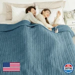 Luzarta Electric Blanket Queen Size Soft Double-sided Sherpa, 6 Heat, Timer. Fixed Price $118.38.