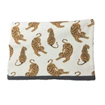 Rachel Zoe Tiger Print 100% Cotton Throw Blanket 50 X 70. Fixed Price $35.00.