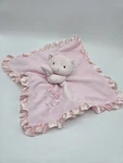 Carters Just One Year Lovey Pink Bear Sweet Baby Security Blanket Satin Rattle. Fixed Price $39.99.