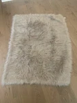 West Elm Faux Fur Throw Blanket. Fixed Price $80.00.