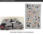 Dog Show Fleece Throw Twin Blanket 50 X 80 Vera Bradley Nwt. Fixed Price $51.35.