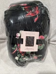 Victorias Secret Sherpa Blanket Black Floral Plush Throw Fleece Soft 50X60 Nwt. Fixed Price $35.00.