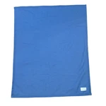 Solid Blue Lands End Coming Home Baby Blanket Fleece Usa Made 38" X 30". Fixed Price $24.95.