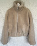 Free People Jacket S/m Get Cozy Teddy Sherpa Oversized Tan Brown. Fixed Price $61.56.