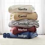 Hammacher Best Heated Electric Blanket (queen) Smoke Grey Gray Color Biddeford. Fixed Price $129.99.