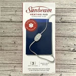 Sunbeam Heating Pad Standard Size 12X15 Moist 3 Settings Washable Cover Nib. Fixed Price $15.80.