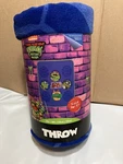 Nickelodeon Teenage Mutant Ninja Turtles Mayhem Fleece Throw 46" X 60". Fixed Price $18.95.
