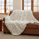 Bedsure White 50X60 Heated Faux Fur Blanket, 6-LEVEL, 4-TIMER, 3HR Auto-off. Fixed Price $121.96.