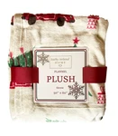Kathy Ireland Home Holiday Soft Plush Flannel 50X60 Inch Throw Blanket *new*. Fixed Price $17.95.