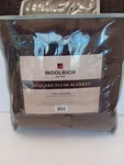 Woolrich Full/queen Size Jacquard Plush Brown Blanket #WR51-1415 Nwt Free Ship. Fixed Price $39.99.