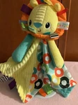 Lion Head Lovey 14 Plush Security Blanket Colorful Bright Start Taggies. Fixed Price $9.90.
