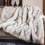 1000GSM Faux Fur Throw Blanket, Super Thick Warm Cozy Heavy Blankets For Couc.... Fixed Price $50.84.