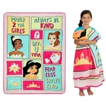 Princess Bedding Soft Twin/full (62" X 90") Plush Micro Raschel Blanket For Kids. Fixed Price $24.99.