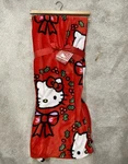 Sanrio Hello Kitty Holiday Red Christmas Wreath Throw Blanket 60 X 70" Nwt. Fixed Price $10.50.