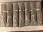 Mud Pie Herringbone Initial Cotton Tassel Throw Blanket - Letter Brand New!. Fixed Price $34.95.