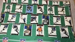 Vintage 1989 Nfl Teams Quilt Blanket Football Throw Bedding Twin Made The Usa. Fixed Price $68.00.