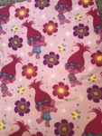 Dream Works Trolls Pink Fleece Blanket. 50 X 40 Great Condition, Looks New!. Fixed Price $14.99.