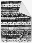 Victorias Secret Pink Blanket Dog Throw Stadium Labrador Retriever Black White. Fixed Price $16.99.