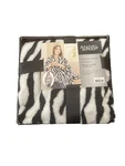 Zebra Print Soft & Cozy Plush Throw Blanket 50 X60 Machine Wash, Easy To Wear.. Fixed Price $20.19.