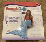 Snuggie Tails Adult Aqua Glitter Teal Mermaid One Size Soft Blanket. Fixed Price $24.99.