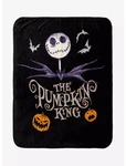 Disney The Nightmare Before Christmas Pumpkin King Throw Blanket. Fixed Price $35.00.