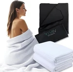 Sauna Blanket Insert Towel - 2 Pack Soft White Cotton Waffle Large,. Fixed Price $78.29.