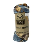 Realtree Edge Blue Camo Velvet Throw Blanket 50X60 Plush Soft Cozy. Fixed Price $19.98.